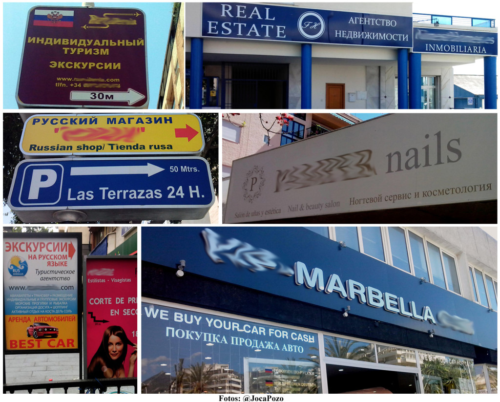 Collage Anuncios Rusos Marbella_Difuminado