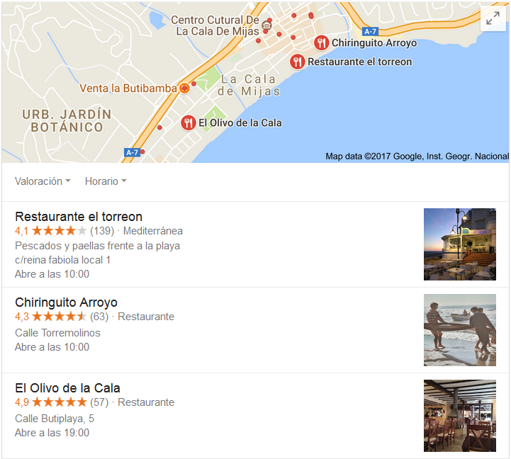 google my business para tu negocio