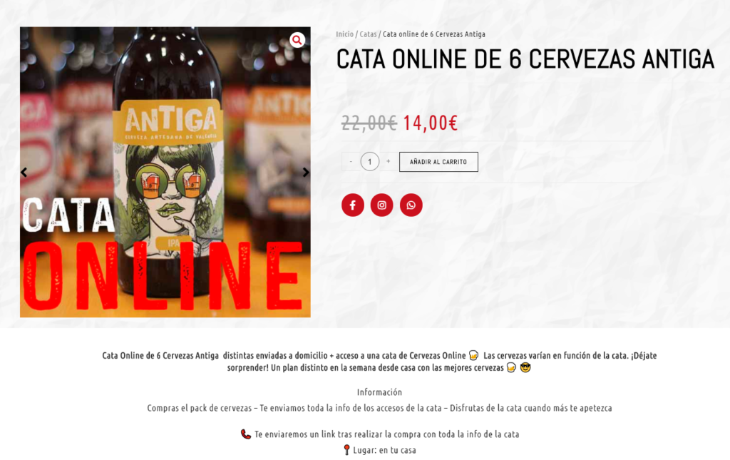 experiencia digitales cata de cervezas