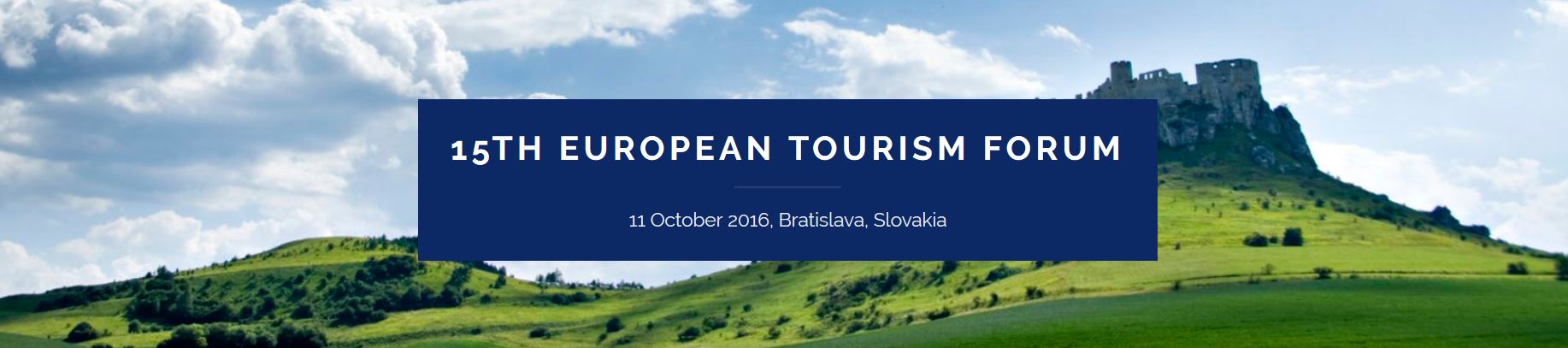 15th European Tourism Forum