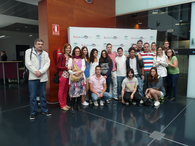 Visita a Andalucia Lab de los Estudiantes de la Facultad de Turismo de Primer Curso (UMA)