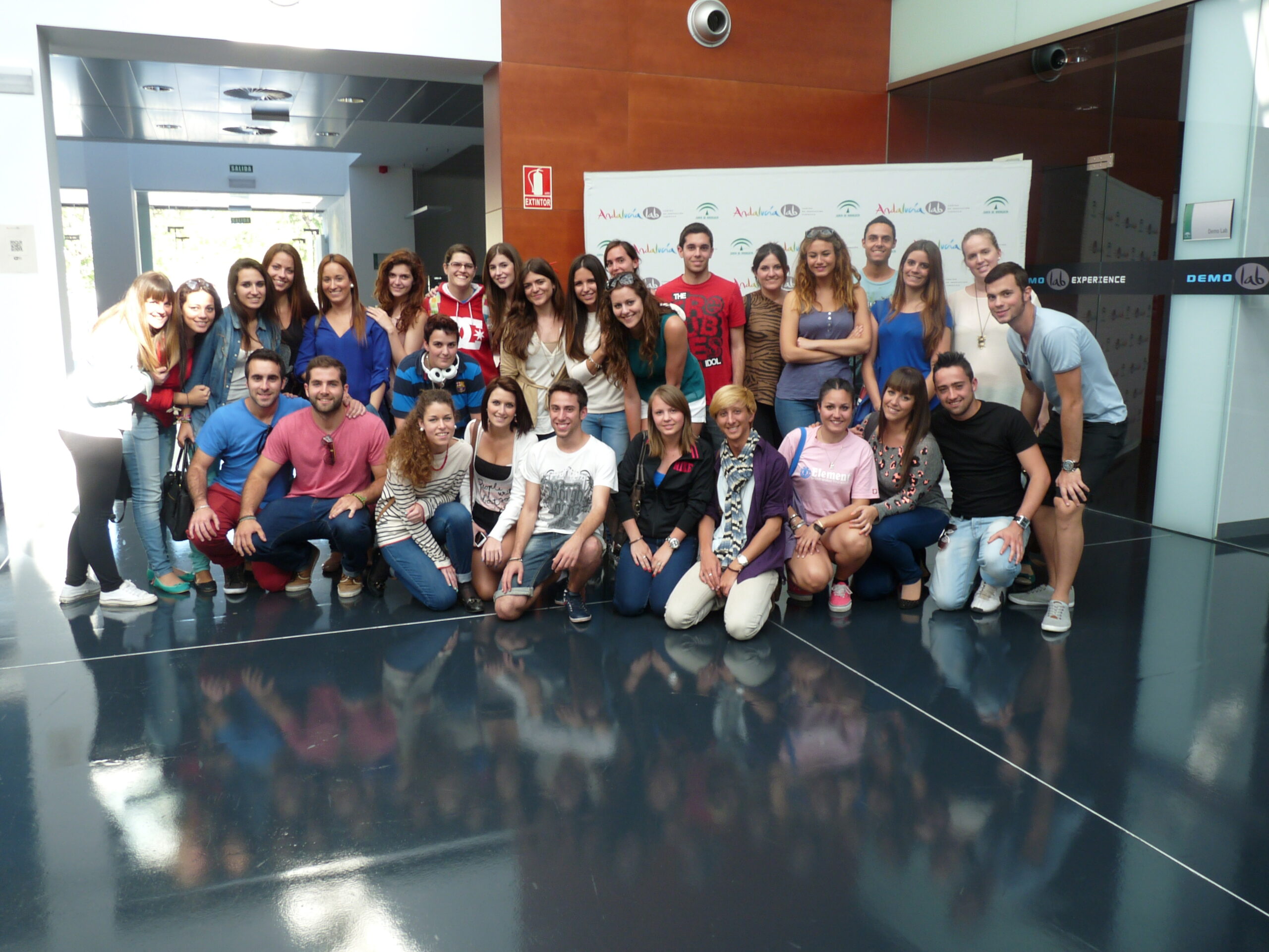 Visita al DemoLab de los Estudiantes de la Facultad de Turismo, Universidad de Málaga