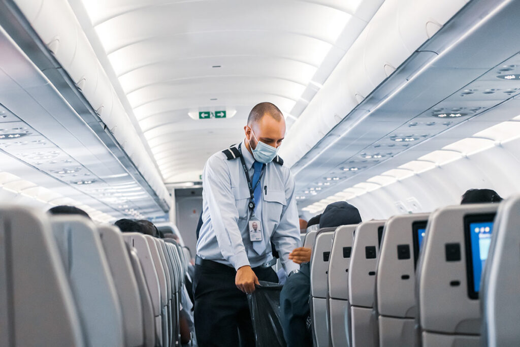 Atención al cliente en aviones