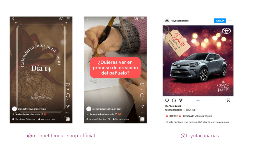 calendario de adviento instagram turistico