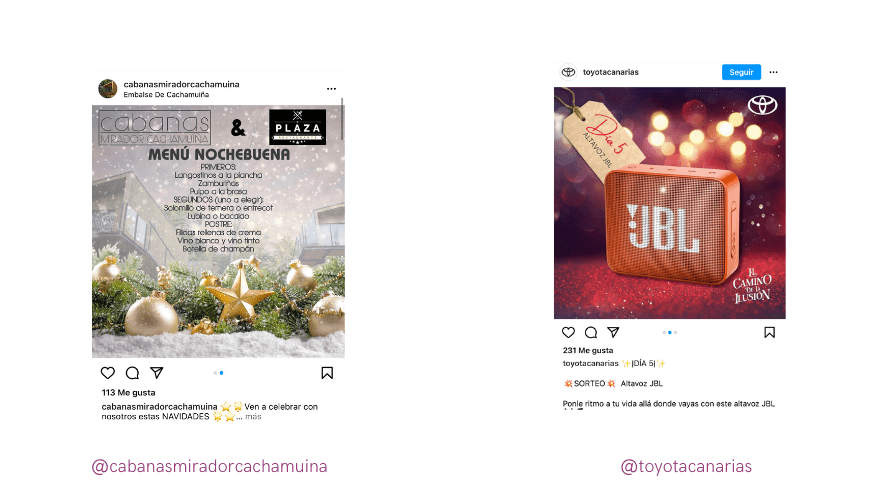 instagram turistico colaboraciones navidad