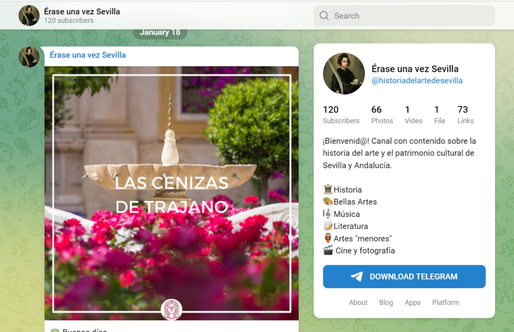 Telegram canales de turismo herramientas de marketing digital 