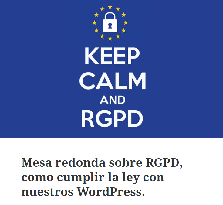 Mesa Redonda sobre RGPD